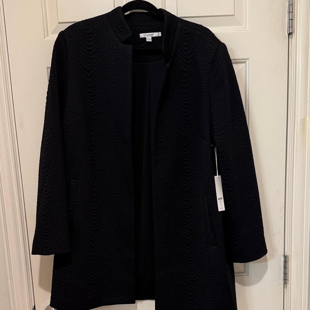 Chico's Textured Black Blazer